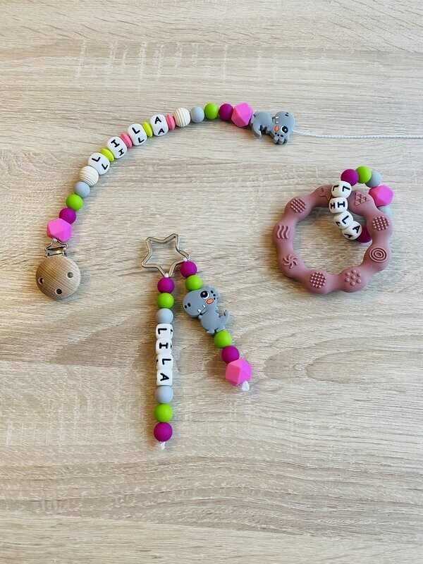 Porte-clé - Dino Fruité