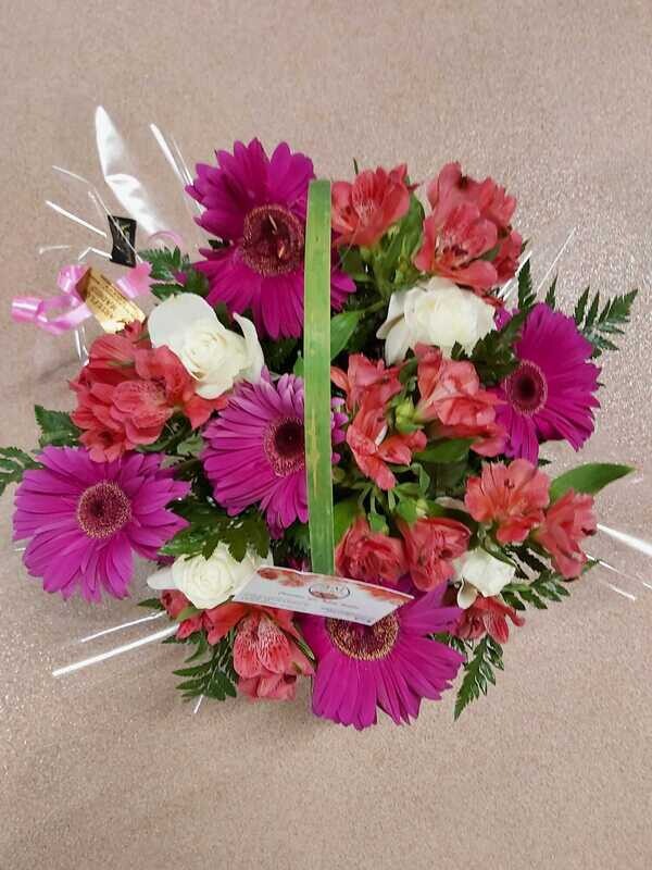 Cesta de flores