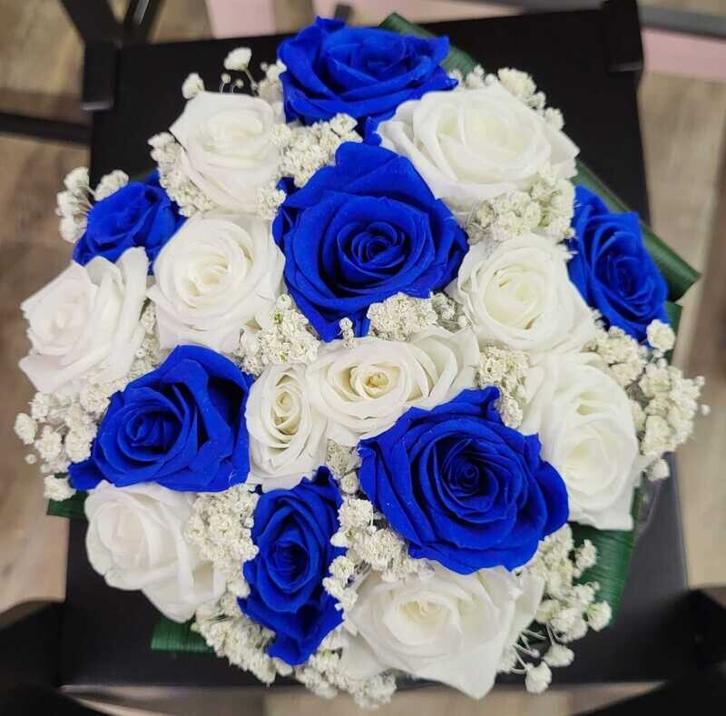 Ramo novia de rosas eternas
