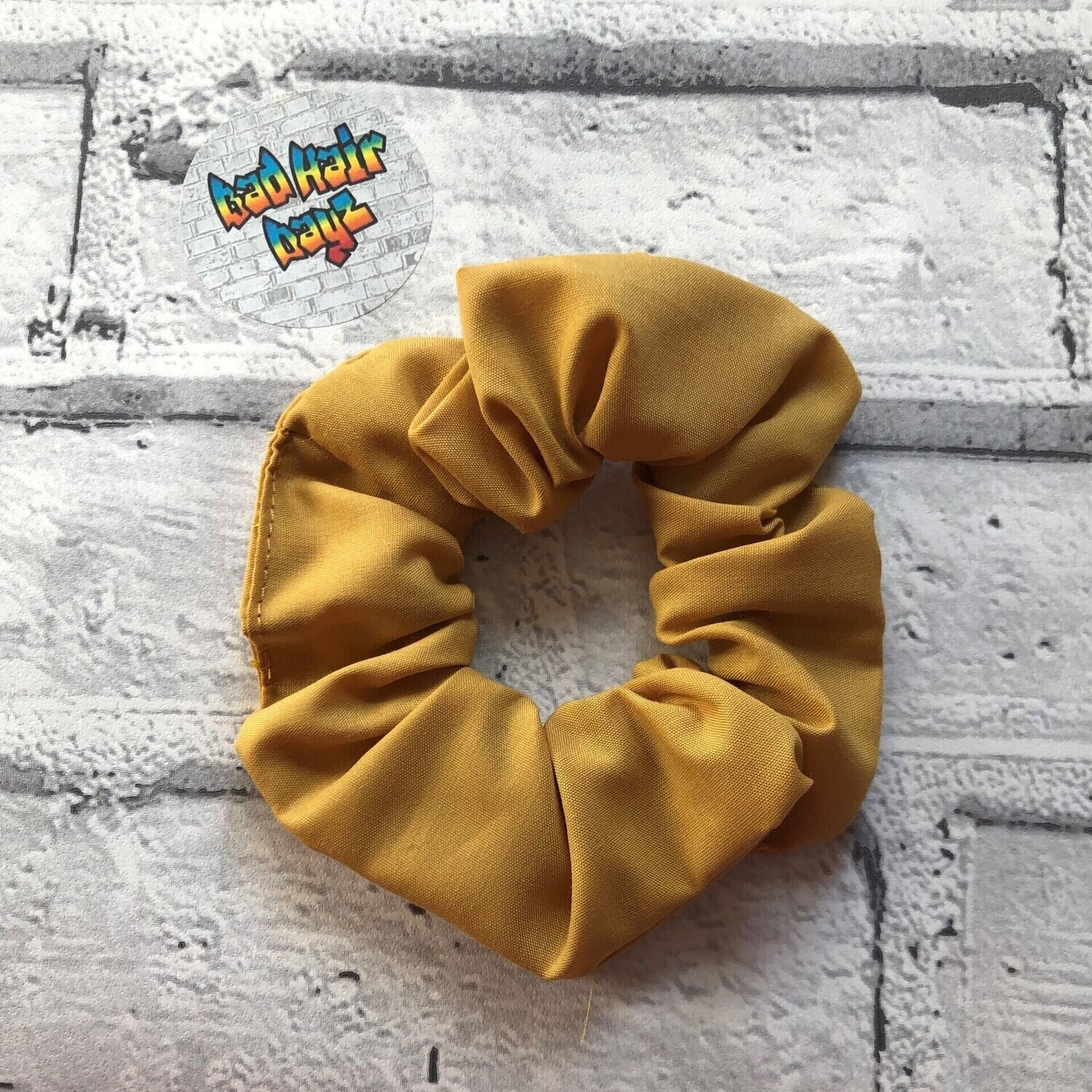 Plain Jane... Dijon Mustard Budget Scrunchie