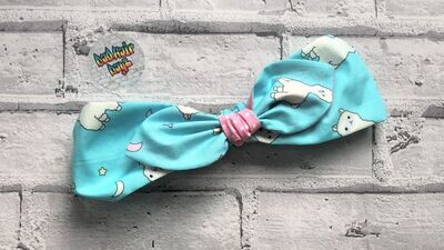 I've Got a Di-Llama! Deluxe Elasticated Bow Headband