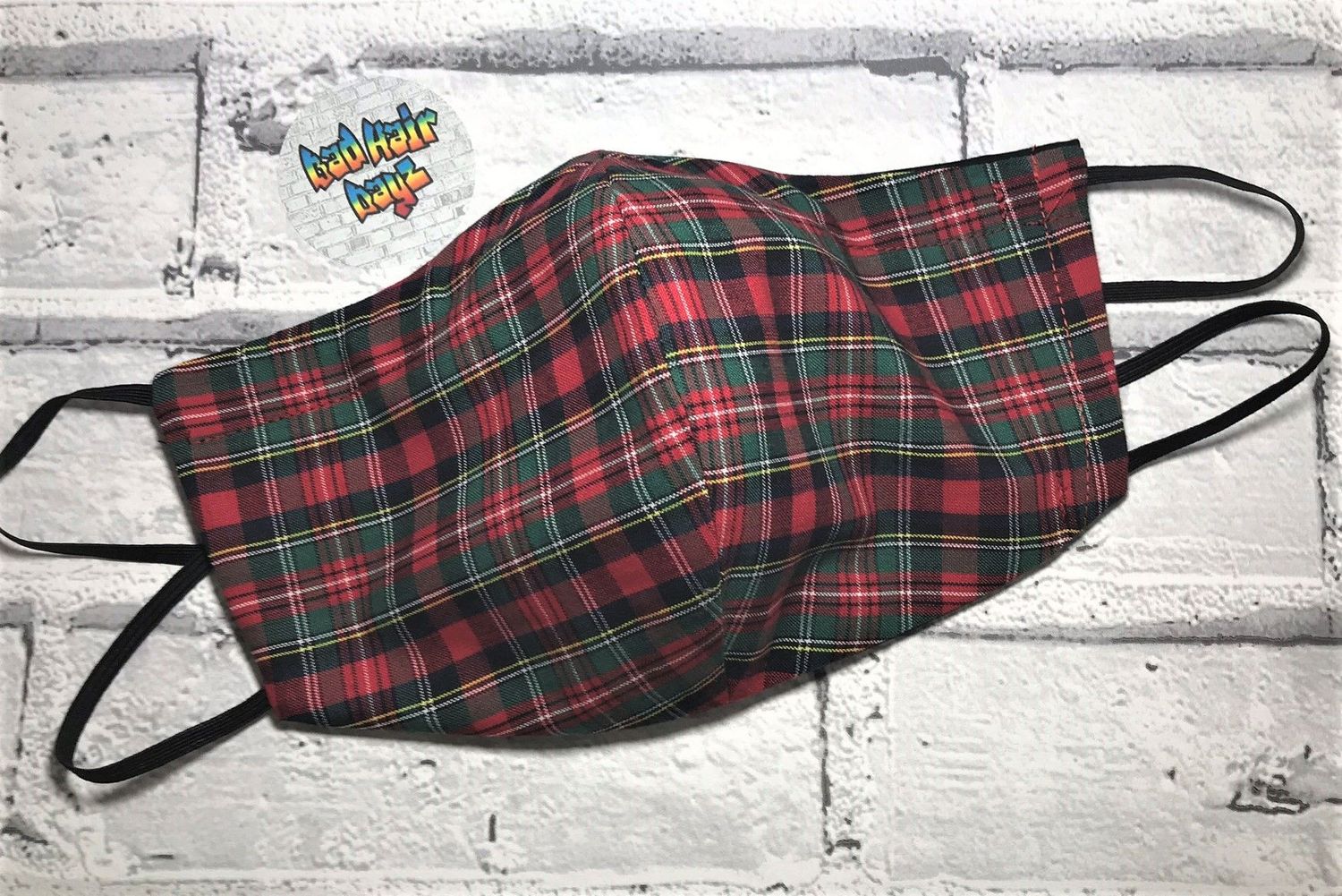 You Plaid Me at Hello... Red Reversible Face Mask