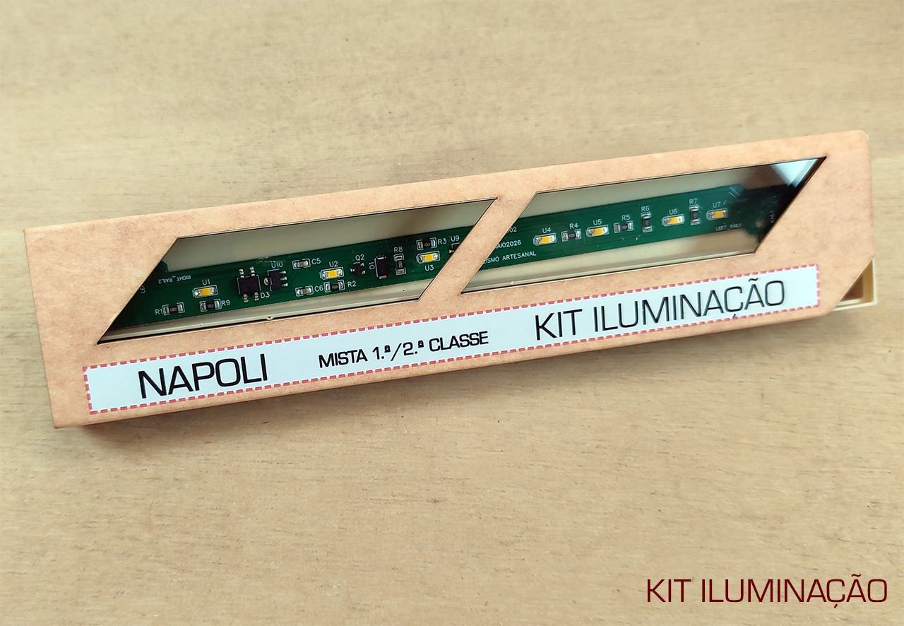 [H0m] KIT ILUMINAÇÃO CARRUAGEM NAPOLI MISTA