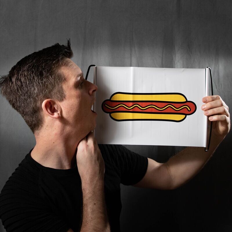 Banner Gag - Röntgen HotDog, Original Silly Billy Banner Gag - Röntgen HotDog, Original Silly Billy