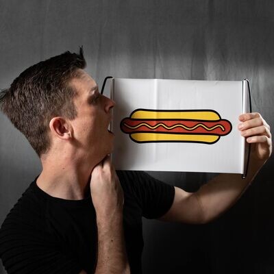 Banner Gag - Röntgen HotDog, Original Silly Billy Banner Gag - Röntgen HotDog, Original Silly Billy