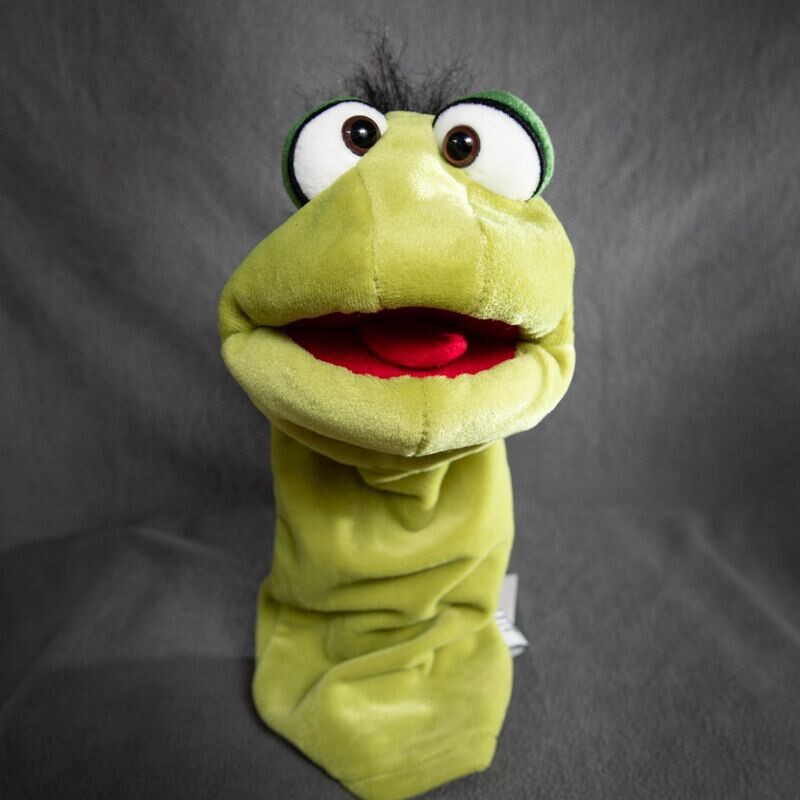 Puppe Großer Wurmi - grün