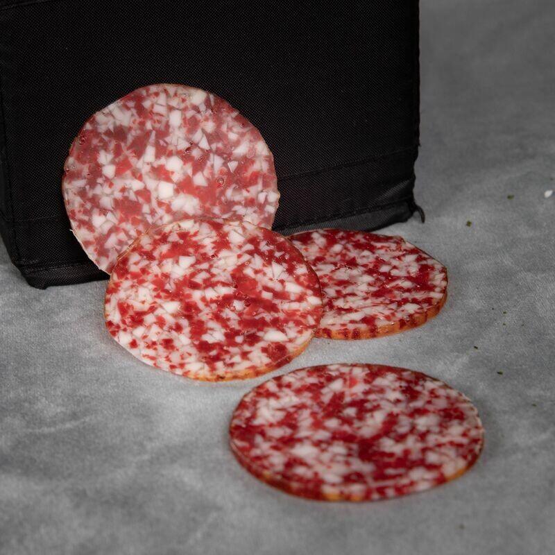 Salami Scheibe - fast echt