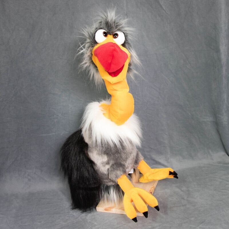 Bauchrednerpuppe Geier