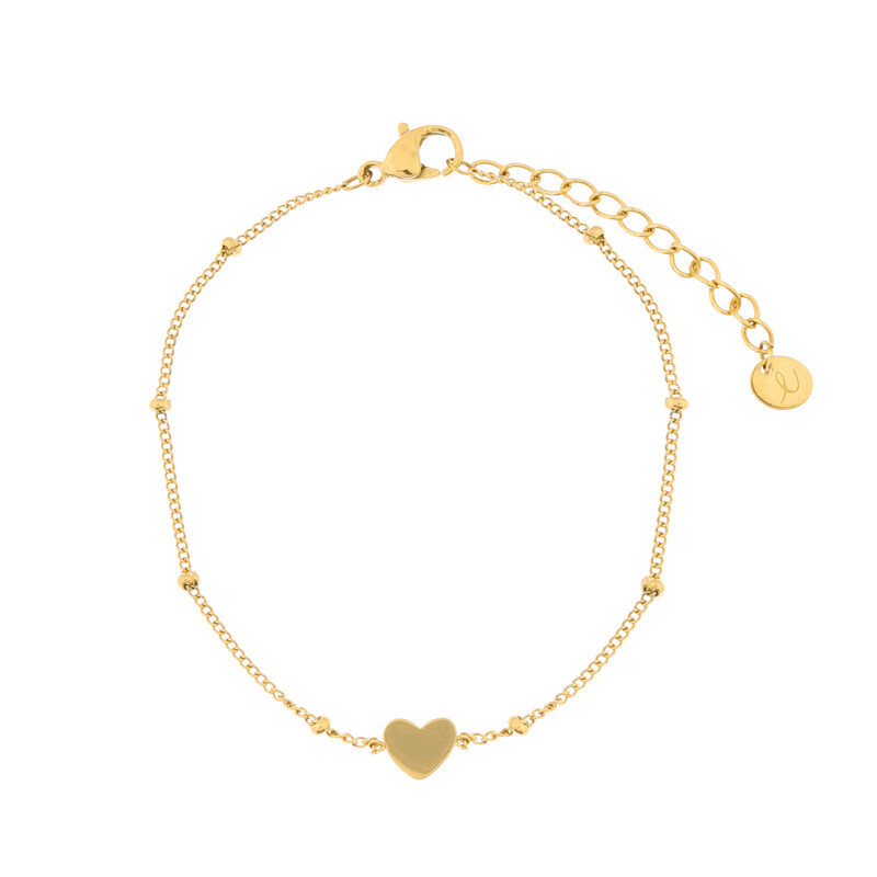 Share Armbandje Goudkleur Hartje - Kind