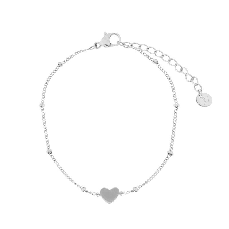 Share Armbandje Zilver Hartje - Volwassen