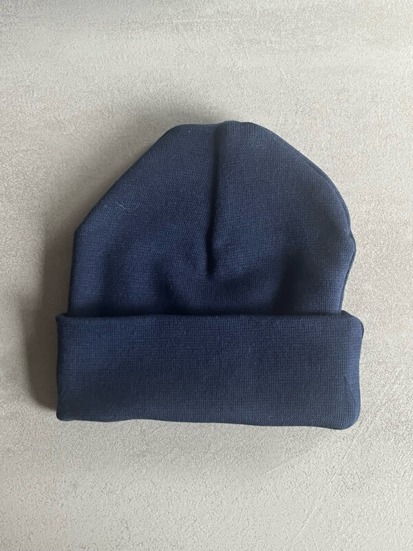 Babymuts met naam: Navy Blauw