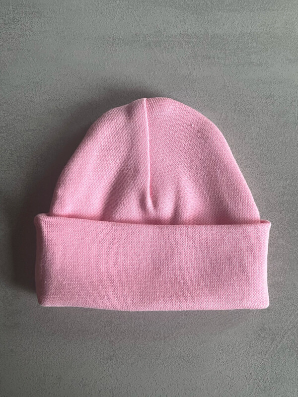 Babymuts met naam: Cotton Candy Roze