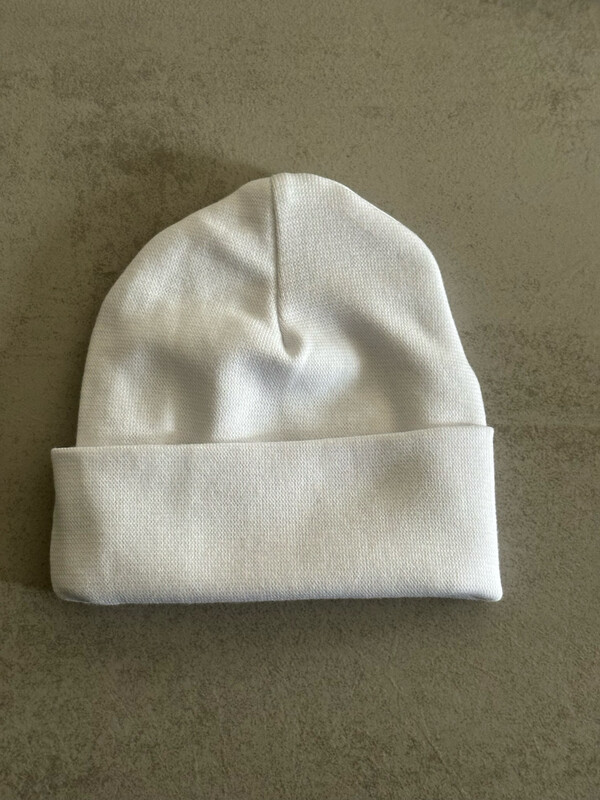 Babymuts met naam: Wit
