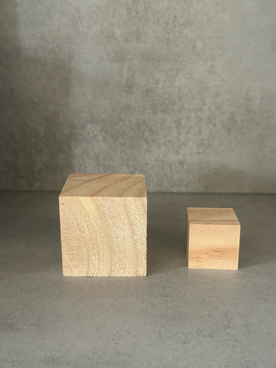 Naamblokjes Hout XL (prijs is per blokje) 5x5 cm