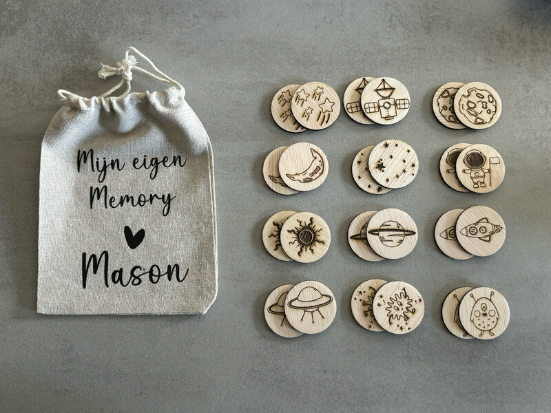 “Mijn eigen memory” met naam