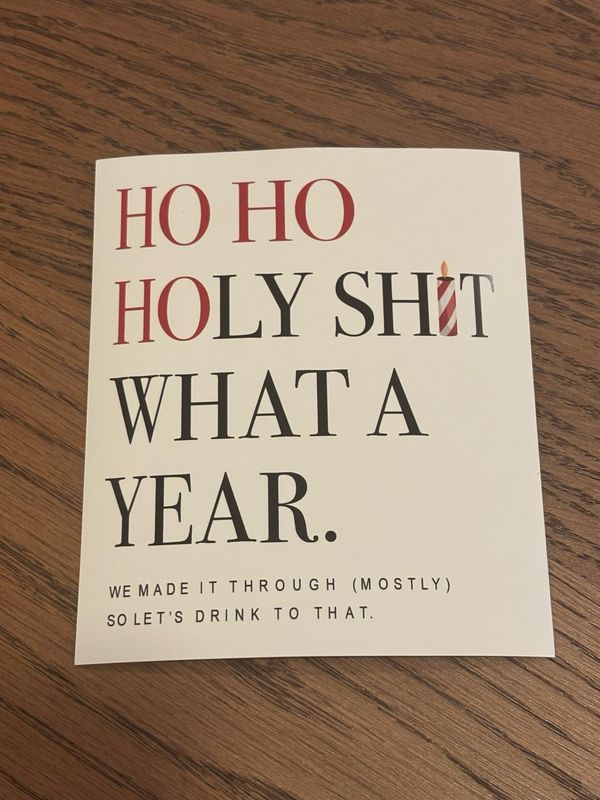 Wijnlabel Ho Ho Holy