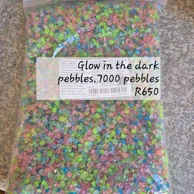 Glow in the dark pebbles