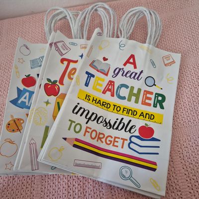 Thank you teacher bags