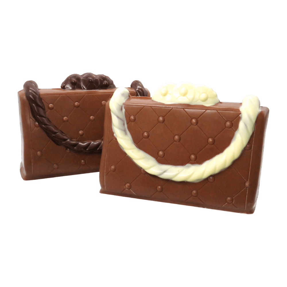 Chocolate handbag.