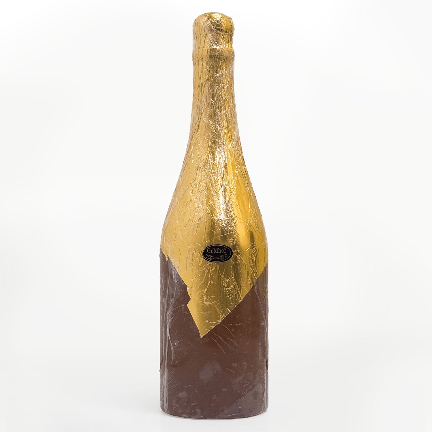 Chocolate champaign bottle.