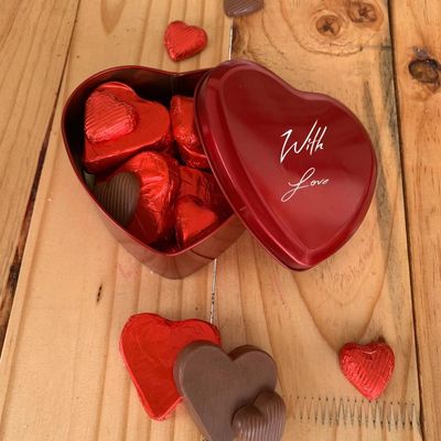Heart chocolat gift box