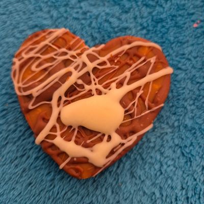 Womans day heart fudge