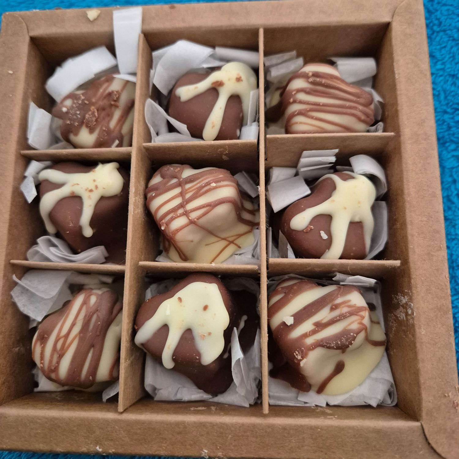 Small heart shape fudge