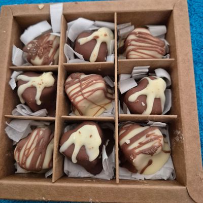 Small heart shape fudge