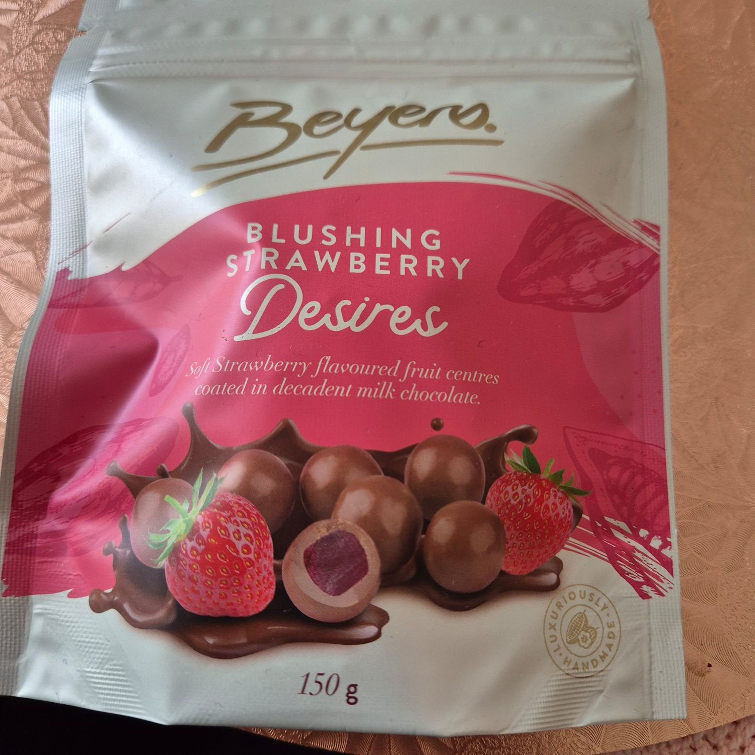 Blushing strawberries desire