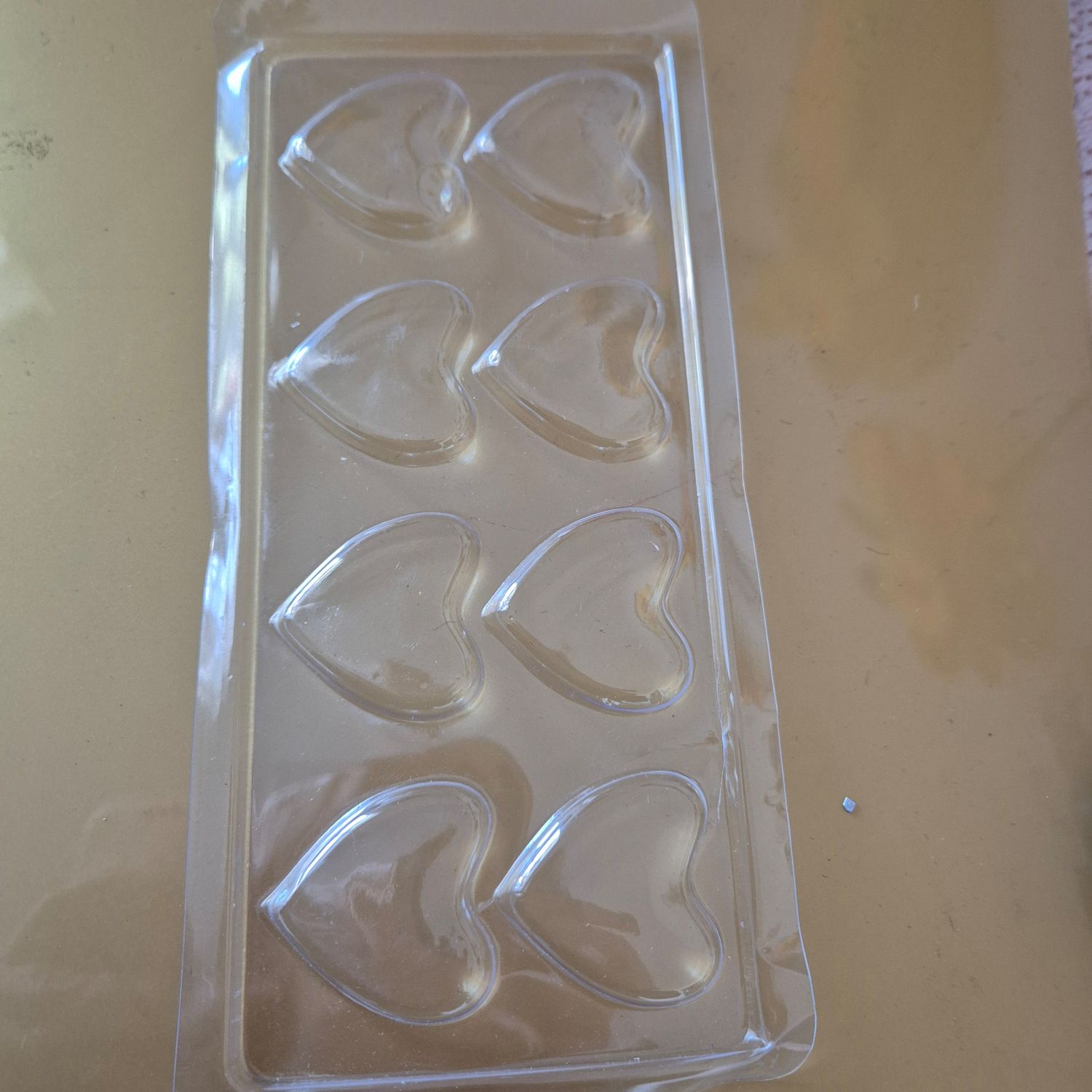 Clear mold hearts