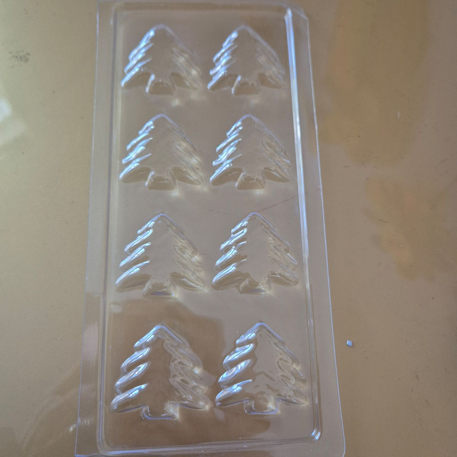 Clear mold Christmas tree