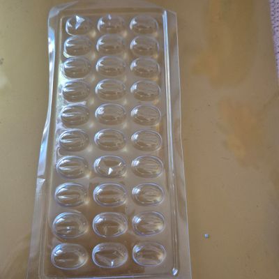 Clear mold half easter eggs