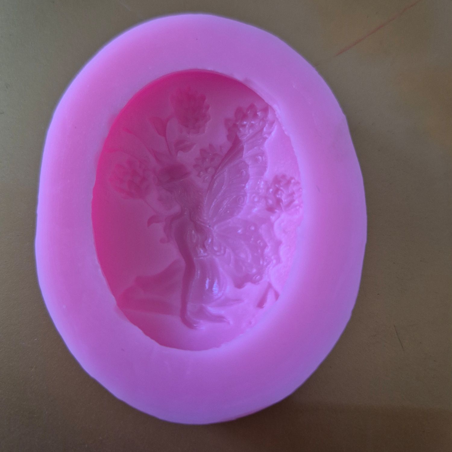 Silicone pink fairy