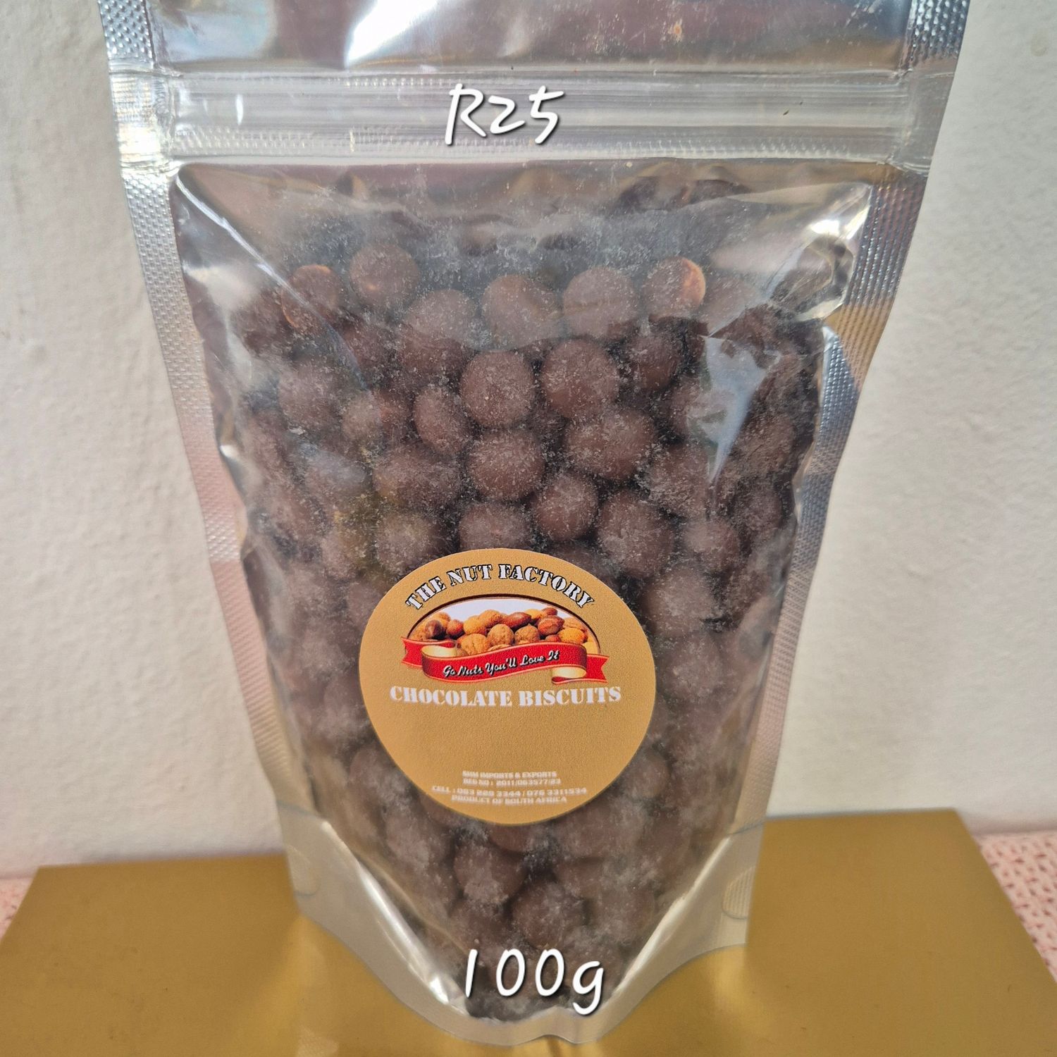 Chocolate biscuits 100g