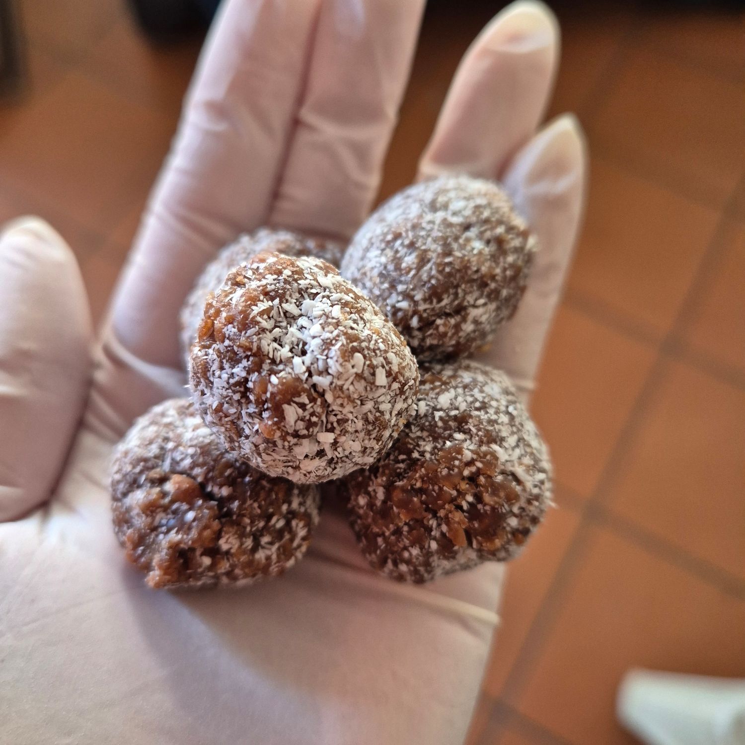 Peanutbutter and oats truffels