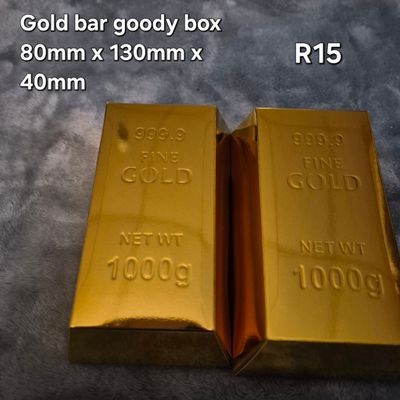Gold bar snack box