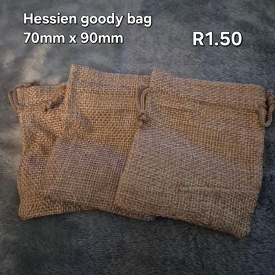 Hessien goody bags