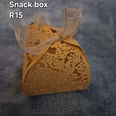Yellow snack box