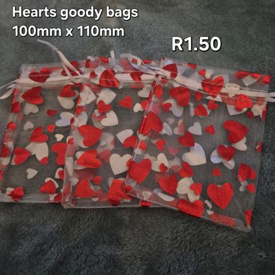 Hearts goody bags