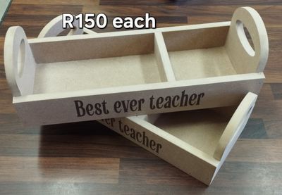 Best teacher wooden tray