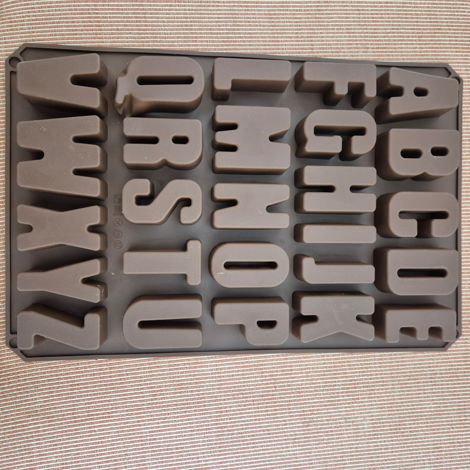 Alphabet mold silicone 