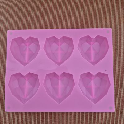 Silicone heart mold