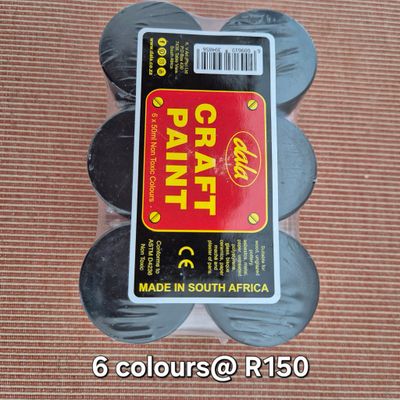 Craft paint 6 colours
