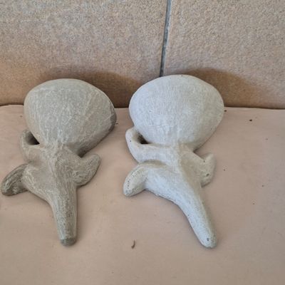 Cement climbing man Cement climbing man