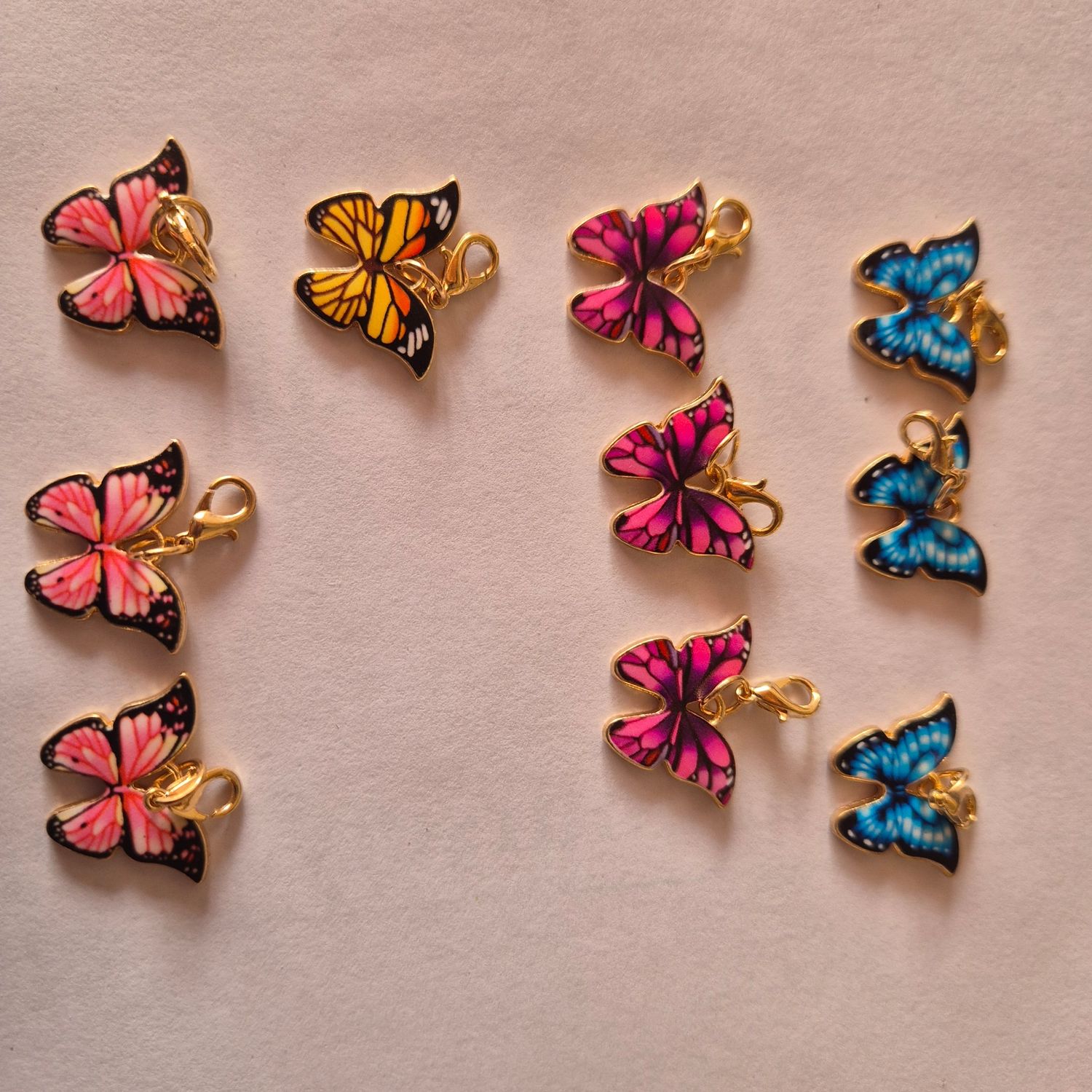 Enamel butterfly Keychain chime. Enamel butterfly Keychain chime.