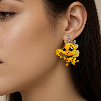 Busy bees earrings