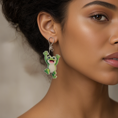 Happy froggies earrings