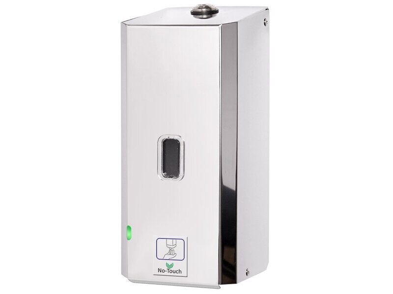 DISPENSER ELETTRONICO NO TOUCH SAPONE LIQUIDO/IGIENIZZANTE  A RIEMPIMENTO DA 1LT