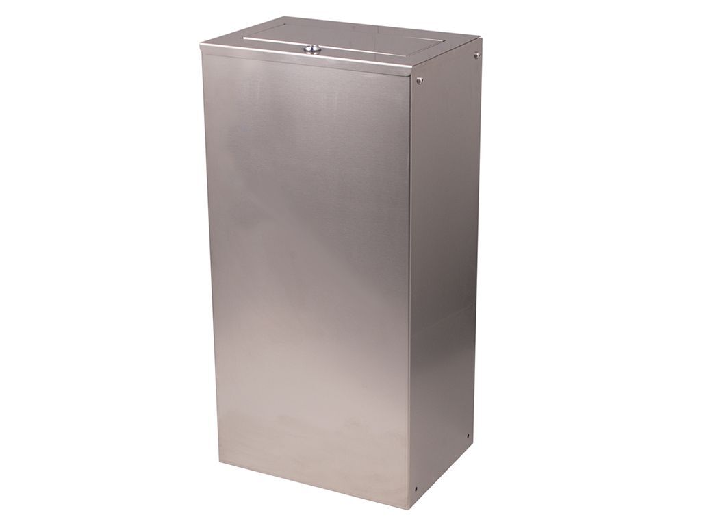 CESTINO CON BASCULANTE 60LT  TOTAL INOX MODULARE