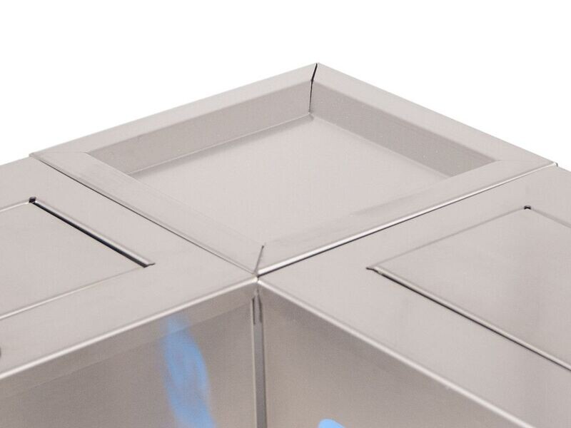 SUPPORTO ANGOLARE IN ACCIAIO INOX PER CESTINI MODULARI